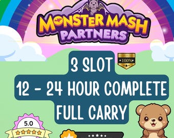 Mogo Monster Mash Partners Full Carry 3 Slot - 12 to 24 hour Completion