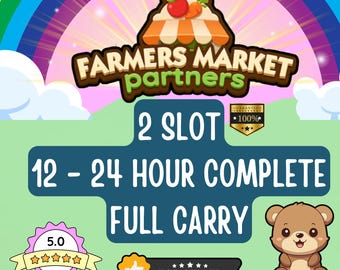 Mogo Farmers Market Partners Full Carry 2 Slot - 12 to 24 hour Completion