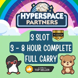 Mogo Hyperspace Partners Full Carry 3 slots - voltooiing 3 tot 8 uur