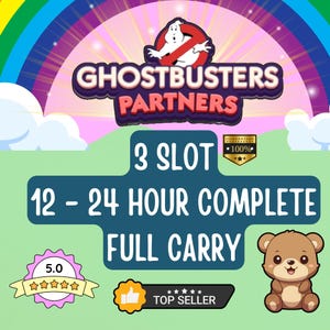 Mogo Ghostbusters Partners Full Carry 3 Slot - 12 to 24 hour Completion