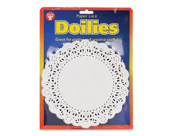 Hygloss Paper Lace Doilies - Round 6" - pack of 36