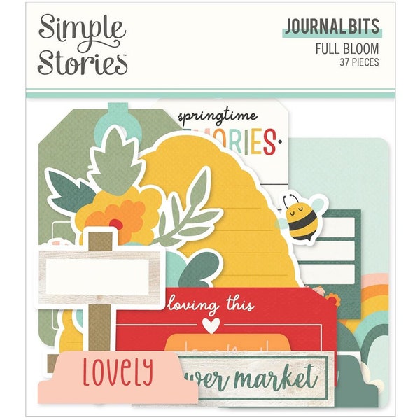 Simple Stories - Full Bloom - Journal Bits ephemera pack