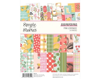 Simple Stories - Pink Lemonade - 6x8 Paper Pad