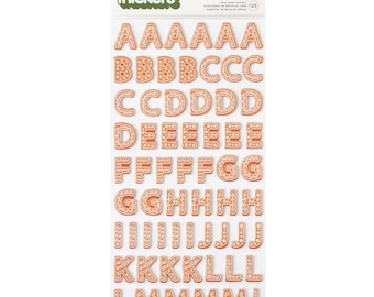 Holly Jolly Holiday - Crate Paper - Printed Cardstock on Foam Alpha Thickers
