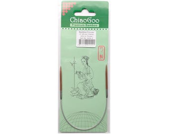 ChiaoGoo Premium Bamboo Circular Knitting Needles 9in - size US 2 (2.75mm)