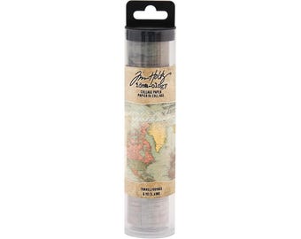 Collage Paper - Travel / Voyage - Tim Holtz idea-ology