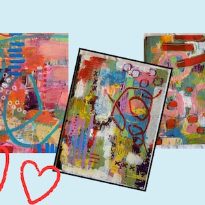 Quaderno di composizione dipinto a mano: diario artistico