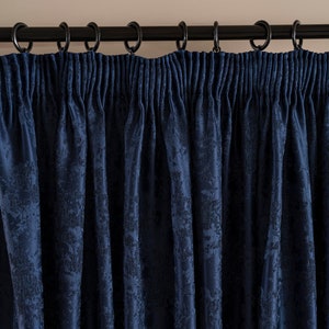 100% Blackout Chenille Living Room Curtains, Blackout Curtains For Bedroom, Custom Blackout Drapes, Curtains For Windows, Custom Size Drapes
