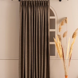Linen Custom Size Curtains, Window Curtains, Bedroom Curtains, Living Room Curtains, Blackout Curtains, Modern Curtains, Housewarming Gifts