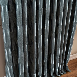 100% Blackout Luxury Jacquard Curtains, Drapes Living Room, Curtains For Windows, Custom Size Curtains, Blackout Bedroom, Custom Drapes