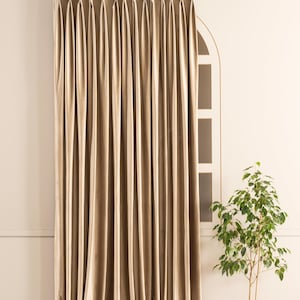 Luxury French Velvet Curtains, Modern Velvet Curtain, Cafe Curtains, Custom Curtain, Wide Curtain Panels, Kitchen Curtain, Housewarming Gift