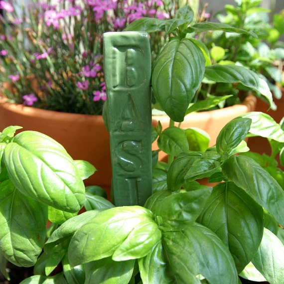 Items similar to Custom Wobbly Herb and/or Veggie Sticks Ceramic