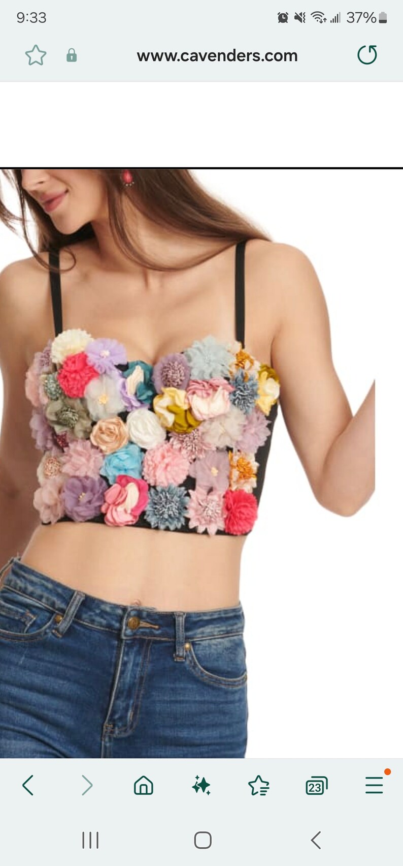 Corset Floral Bustier - Chiara