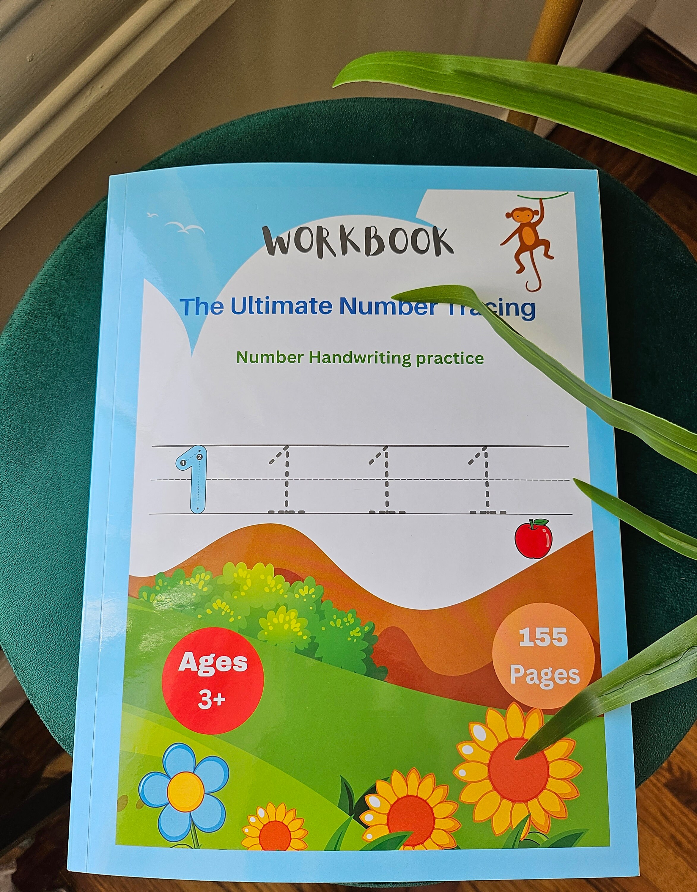 Preschool Pre-k|toddler Kindergarten Number Tracing Workbook 155 Pages ...