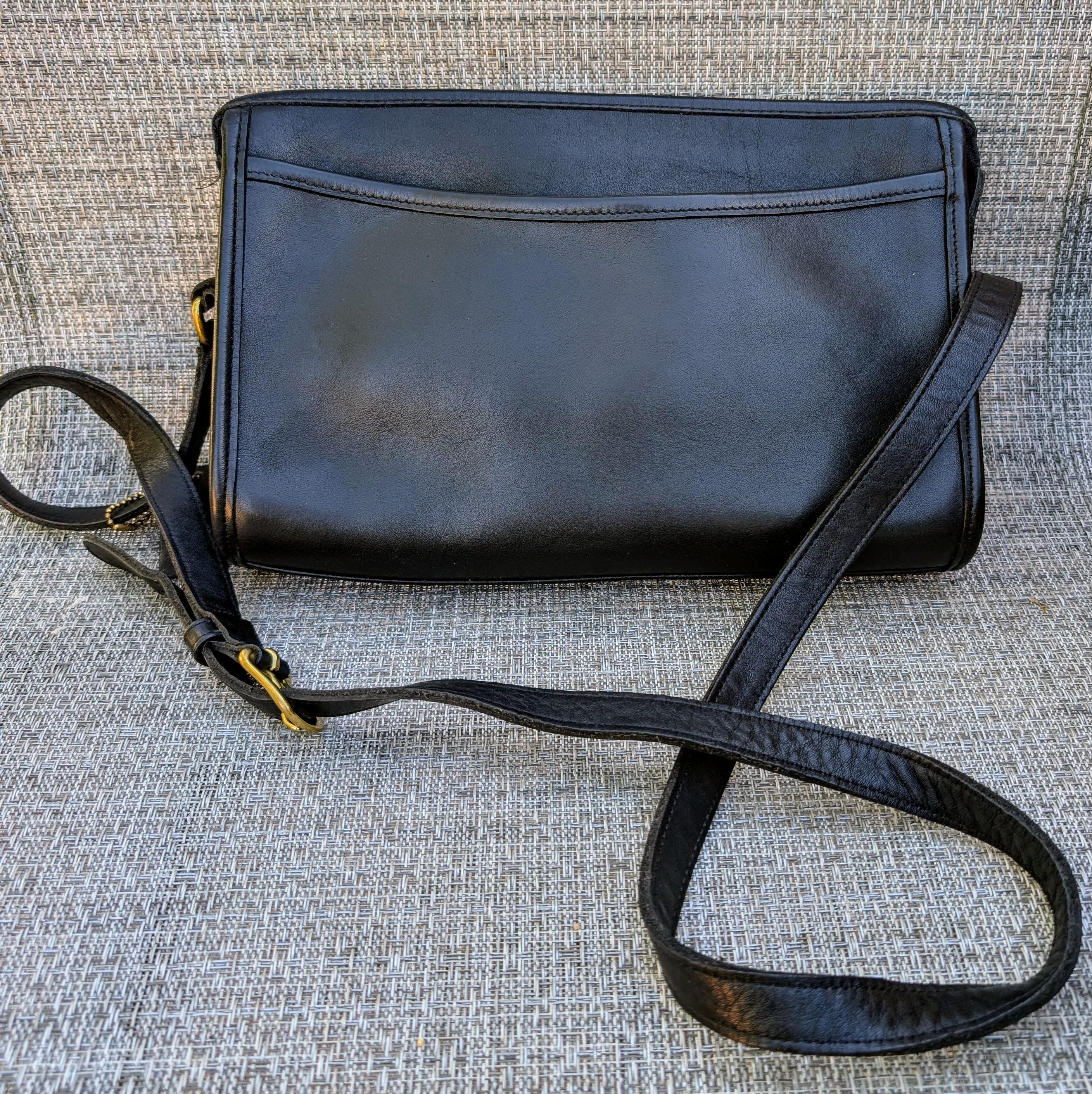 Vintage Coach Taylor Zip Bag 9944 1990's - Etsy