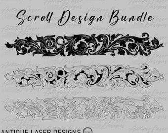 Schriftrolle, Bundle SVG für Lasergravur und -druck, SVG-Schriftrolle, Vektor-Design, T-Shirt-Design, Pistole-Pistolen-Design, Metallkunst