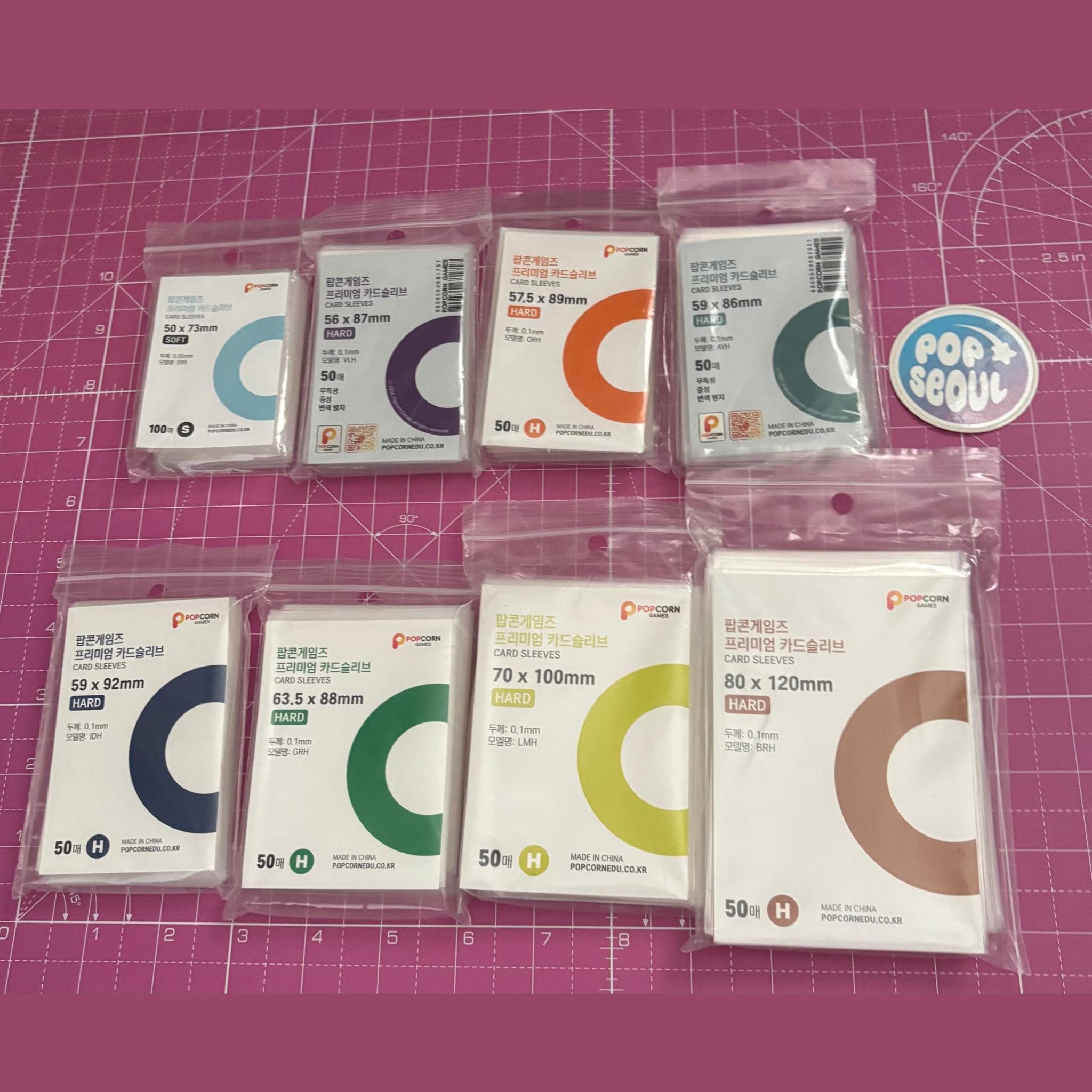 daiso trading card sleeves Daiso Trading Card Sleeves 100pcs x 3Set [Japan Import] Soft Type Clear  Transparent Card Holder : Amazon.co.uk: Toys & Games