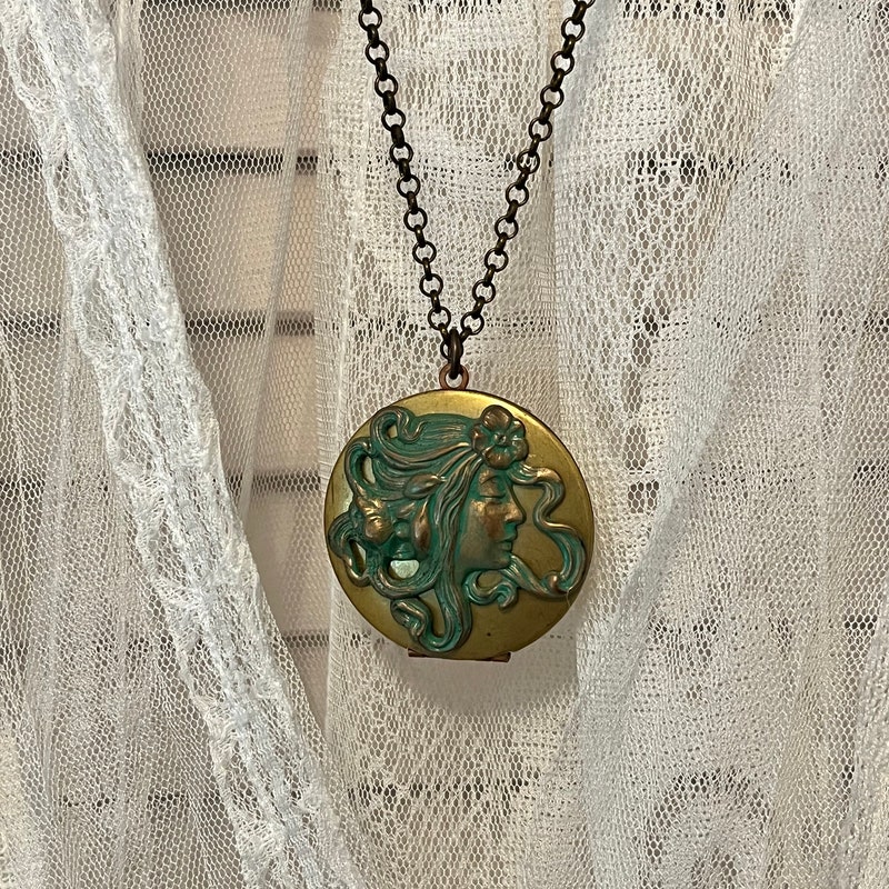 Victorian Hair Locket Jewelry Lockets For Mourning Antique Antique