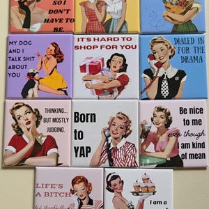 Sassy Women Quote Magnet: Funny Sarcastic Humor Gift