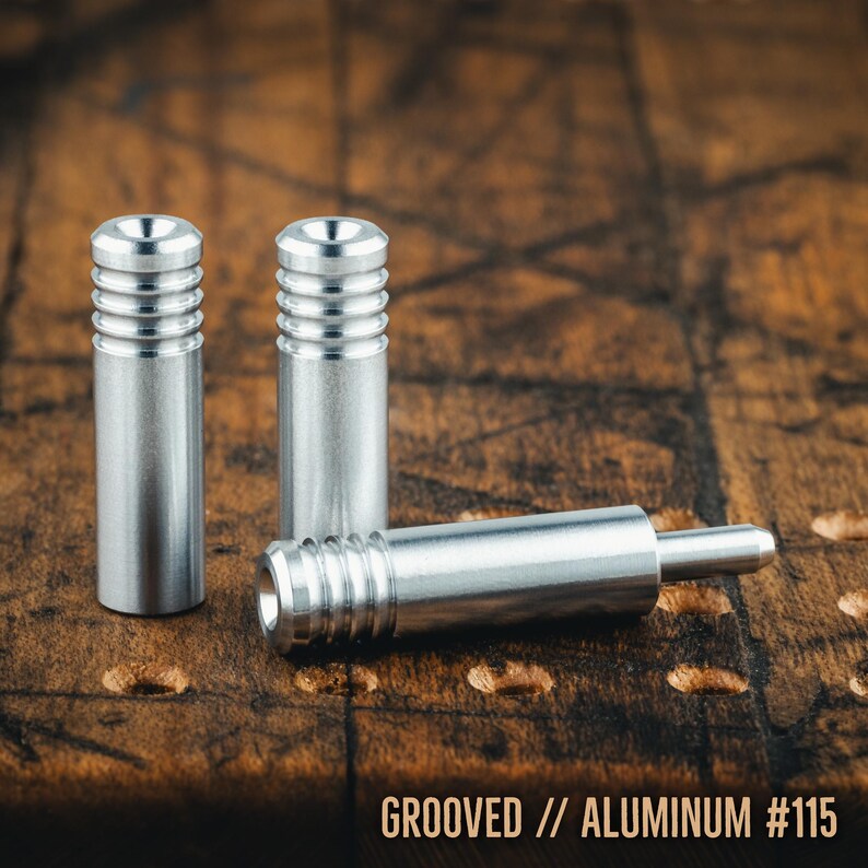 Grooved Rod Metal Cribbage Pegs | Grooved | Handmade Machined | Steel, Aluminum ...