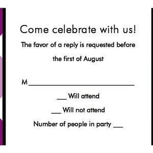 Modern Wedding Invitation, Marsala purple and black wedding invitations, Polka dot invitation Bat Mitzvah invite, communion image 4