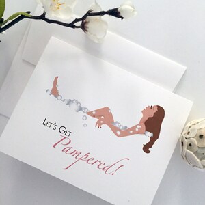 Invitation unique de demoiselle d'honneur pour les filles, journée à la carte de spa, carte de 6 jours de spa, serez-vous ma demoiselle d'honneur, fête de mariage