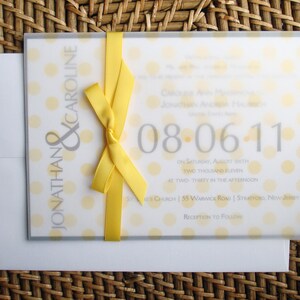 Yellow Wedding Invitation, Unique wedding invitations, fun wedding invitation, Bat mitzvah invitation, sweet 16 invite, quinceanera invite image 3