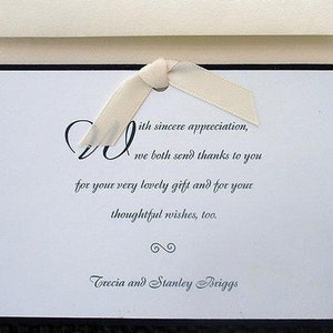 Formal Wedding Invitation, black tie invitations, gatefold invitation, Elegant Wedding Invitation, Unique cream invites, vellum, translucent image 5
