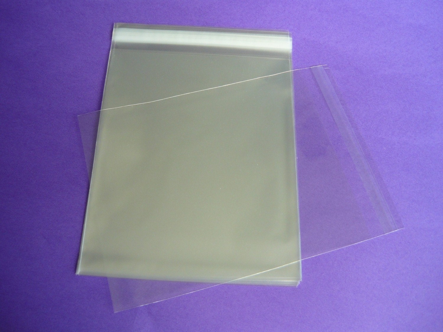 Clear Greeting Card Bags and Notecard Sleeves, Packs of 100 Pieces