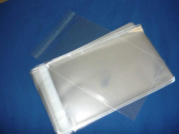thumbnail image 2 of 50 Clear Resealable Cellophane Bags – 9x12 Inches Plastic Envelopes / Cello Sleeves 2 of 2