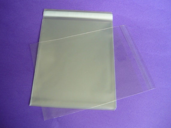 25 x (11x14) Clear Resealable Cello Bag Plastic Envelopes  Cellophane Bag