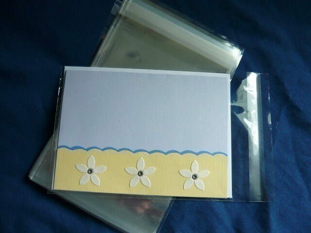 Buy Clear Vinyl Note Card Wallets, A6, 6Bar Size, Holds Envelopes