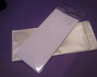 1000 3.8 x 8.8 #9 Clear Resealable Cello Bag Plastic Envelopes Cellophane Bag Sleeves