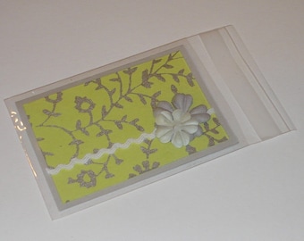 50 5.75 X 8.75 Clear Resealable Cello Bag Plastic Envelopes Cellophane