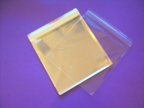 200 3.25 X 3.25 Clear Resealable Cello Bag Plastic Envelopes Cellophane Bag  