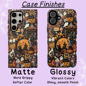 Spooky Horror Phone Case | Magsafe Halloween Pumpkin Cellphone Cover Gift | iPhone 17 16 15 Pro Max Plus & Galaxy s25 S24 image 4
