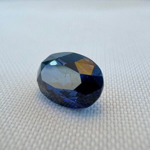 GIA Certified Natural Blue Sapphire - 3.06ct -Oval Mixed Cut