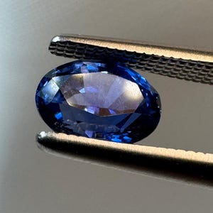 GIA Certified | Natural Blue Sapphire |Cornflower Blue | Oval Cut | 1.09 ct