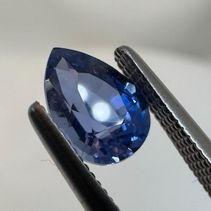GIA Certified Natural Blue Sapphire 1.06ct Pear Cut