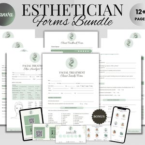 Moduli di trattamento per estetiste, Moduli intake estetista, Moduli estetista stampabili, Moduli consultazione viso, Piano trattamento
