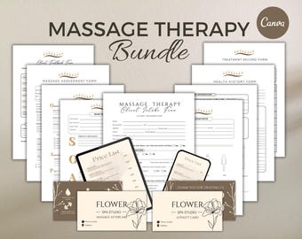 Massagetherapie-Einverständniserklärungen - bearbeitbares Massageformular, Massagetherapieverzicht, Massage-Business-Tools, Massagetherapiedokumente