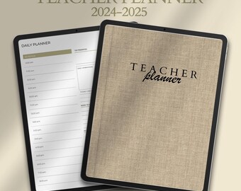 2024-2025 Digital Teacher Planner: Lesson Plan Template (Digital Download)