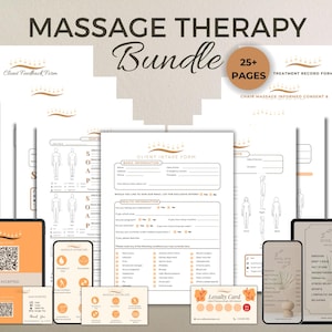 Formulieren voor massagetherapie, bewerkbaar formulier voor massageadvies en vrijstelling, Medspa-flyer massagesjabloon aromatherapie, zeepnotities rmt