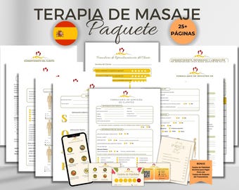 Formulari di terapia del massaggio - Consenso al massaggio, Consultazione del massaggio, Formulari di ammissione, Massaggio linfatico, Note SOAP