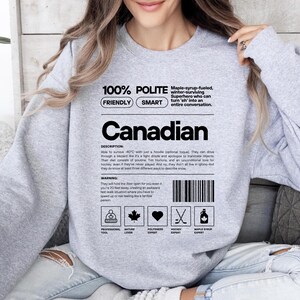 Made In Canada Shirt Proud Canadian Apparel Pullover Canada Day Sweatshirt Canada Proud Crewneck Maple Leaf Shirt Support Canada Popular Now