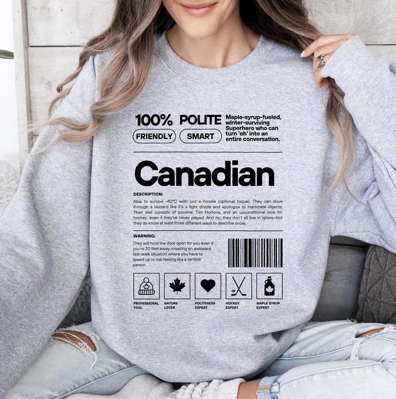 Made In Canada Shirt Proud Canadian Apparel Pullover Canada Day Sweatshirt Canada Proud Crewneck Maple Leaf Shirt Support Canada Popular Now