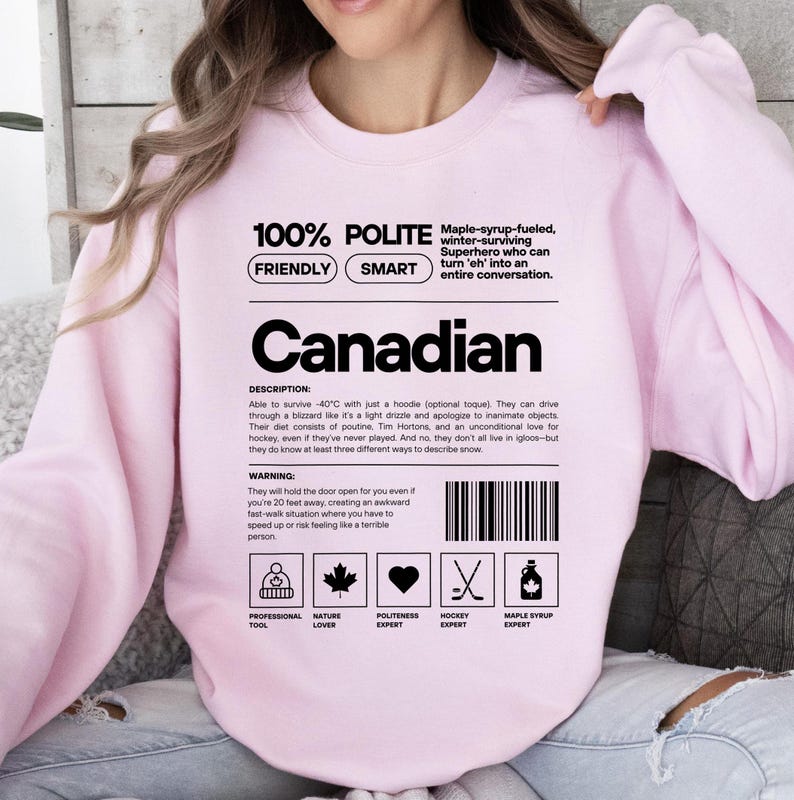 Made In Canada Shirt Proud Canadian Apparel Pullover Canada Day Sweatshirt Canada Proud Crewneck Maple Leaf Shirt Support Canada Popular Now