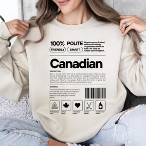 Made In Canada Shirt Proud Canadian Apparel Pullover Canada Day Sweatshirt Canada Proud Crewneck Maple Leaf Shirt Support Canada Popular Now