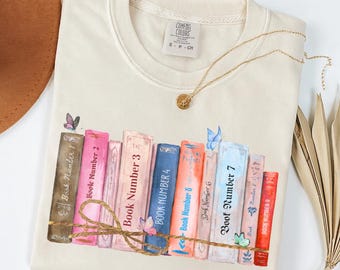 Custom Favorite Book Shirt: Comfort Colors Book Lover Tee