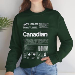 Made In Canada Shirt Proud Canadian Apparel Pullover Canada Day Sweatshirt Canada Proud Crewneck Maple Leaf Shirt Support Canada Popular Now